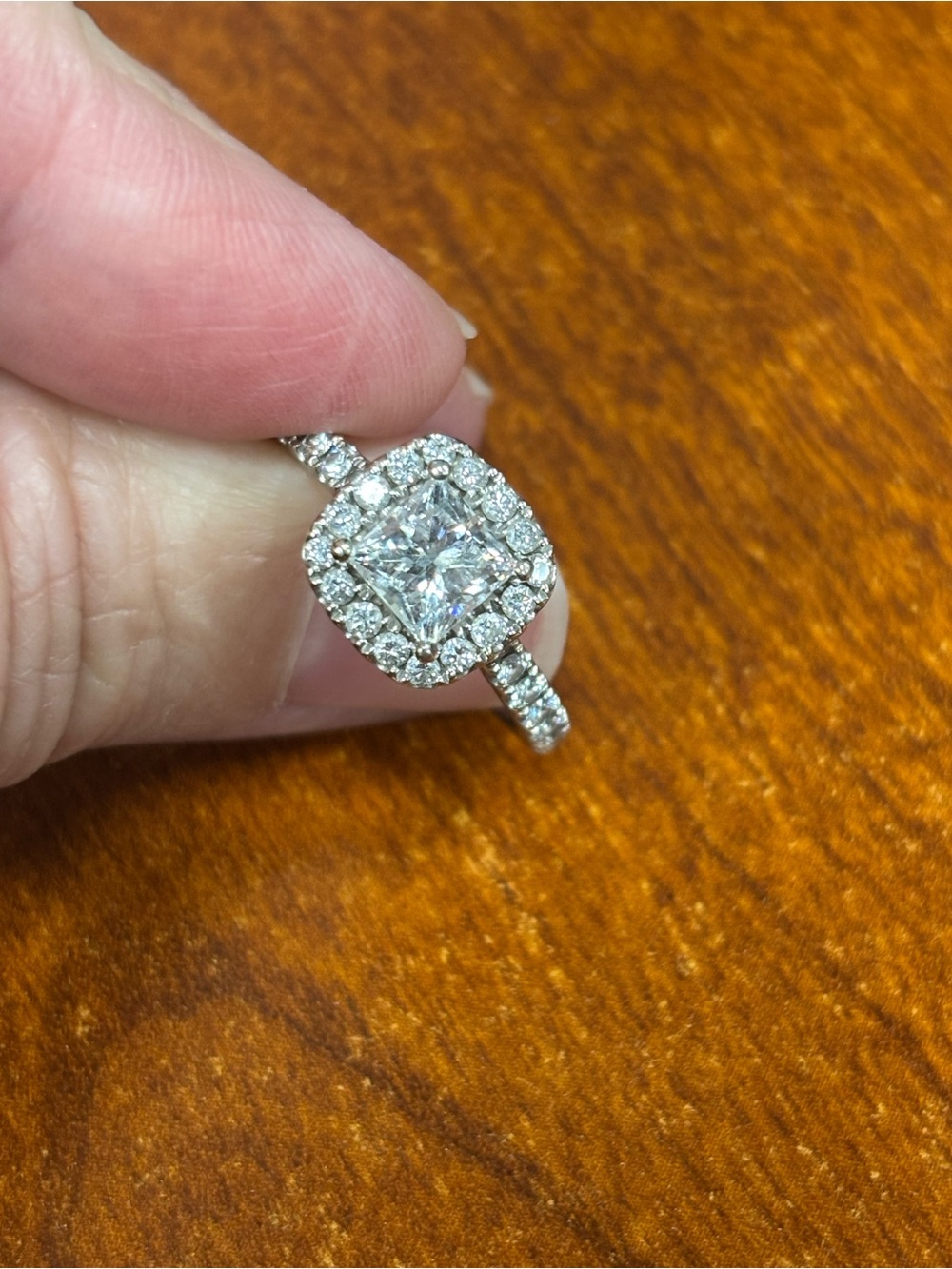 The LEO Legacy 1.38 cttw Lab Diamond Engagement Ring - 14k White Gold - Size 7